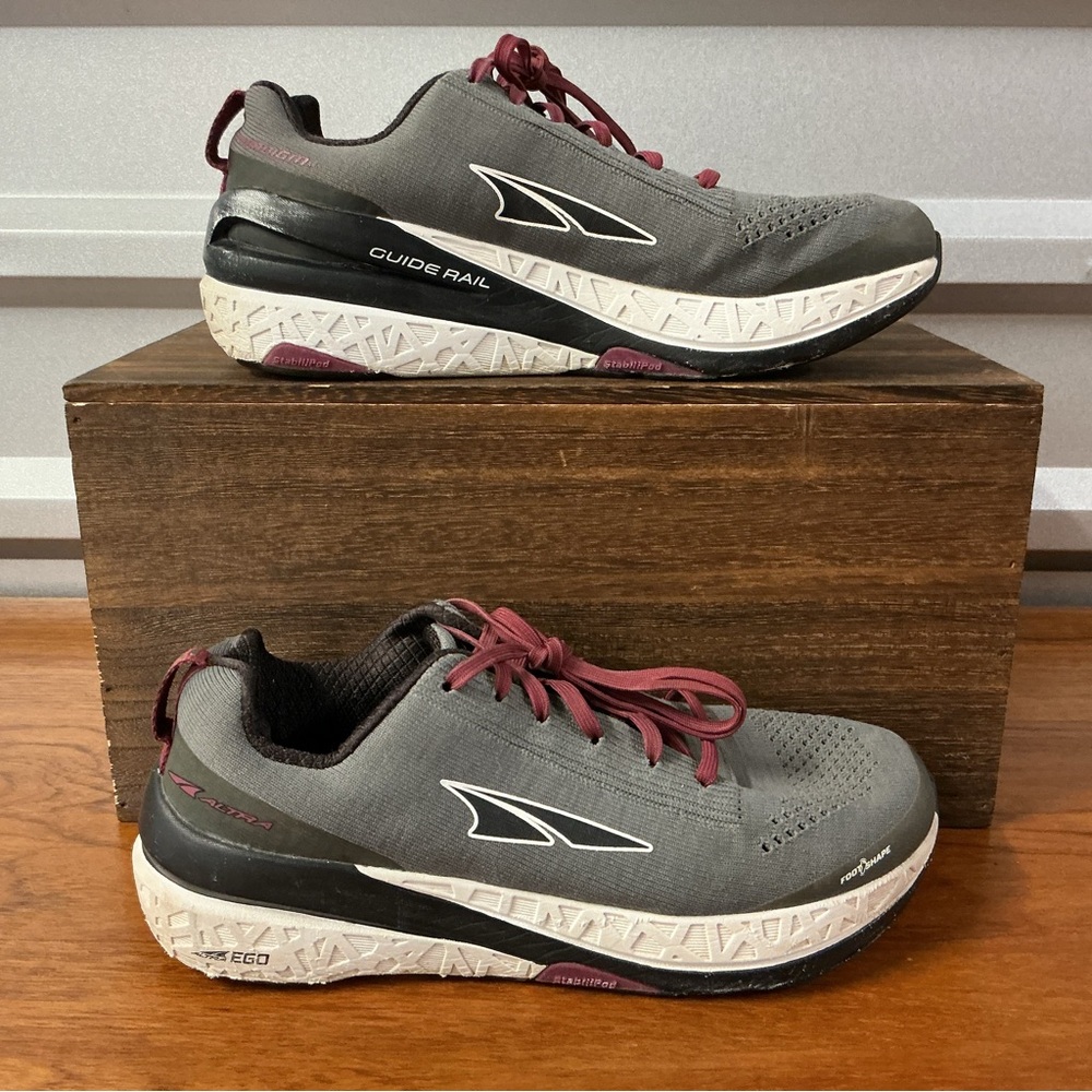 Altra Women Paradigm 4.5 Gray Mesh Running Shoe ALW1948G220 Size 9 - Picture 4 of 8